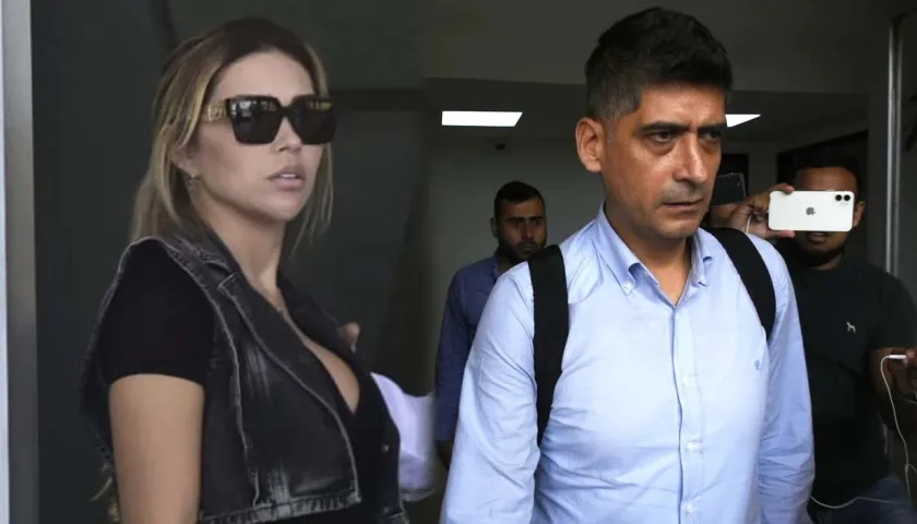 Daysuris Vásquez y el fiscal Mario Burgos