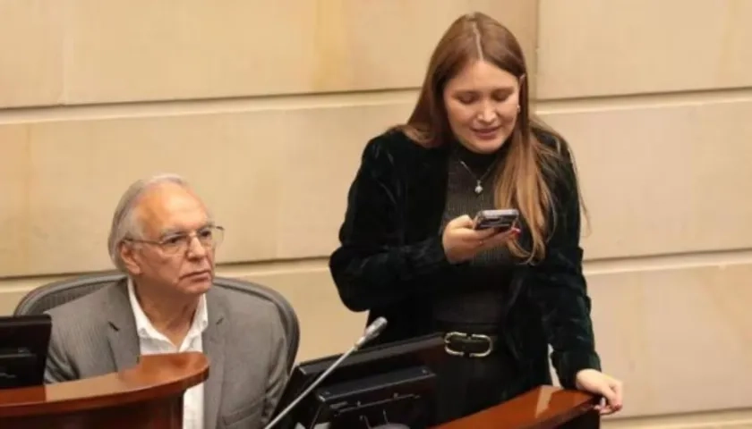 El exministro de Hacienda, Ricardo Bonilla, y la exasesora María Alejandra Benavides.