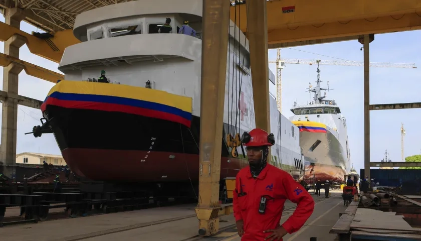 Las embarcaciones fueron presentadas en Cartagena.