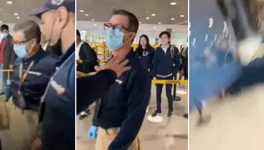  Jaime Alonso Sánchez Cárdenas golpeó a un viajero y le ocasionó lesiones en su rostro y pierna izquierda. 