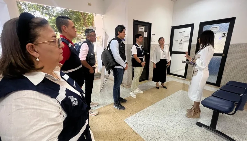 Imagen de la inspección de este jueves.