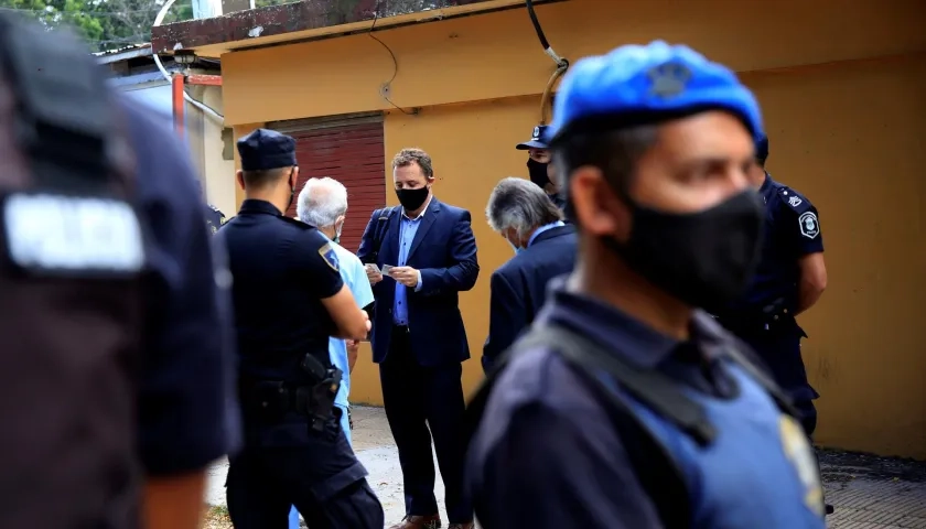 Equipo que investiga la muerte de Diego Armando Maradona.