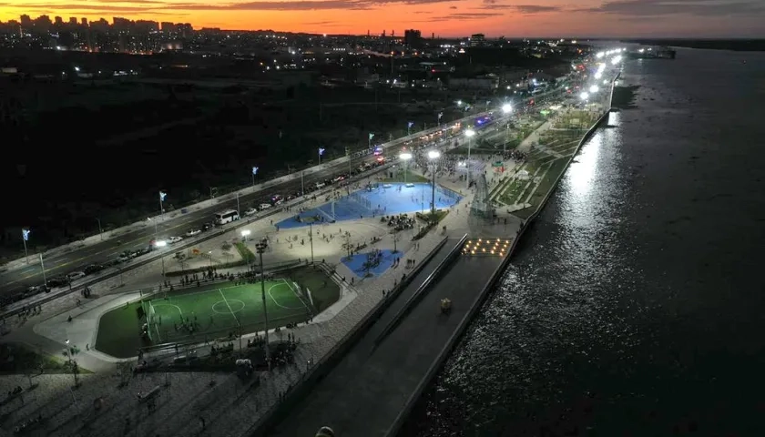 El Gran Malecón es uno de los lugares más visitados de Colombia. 