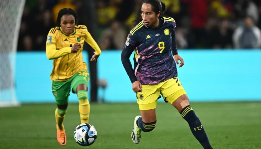 Mayra Ramírez, delantera de la Selección Colombia, quien juega en el Chelsea.