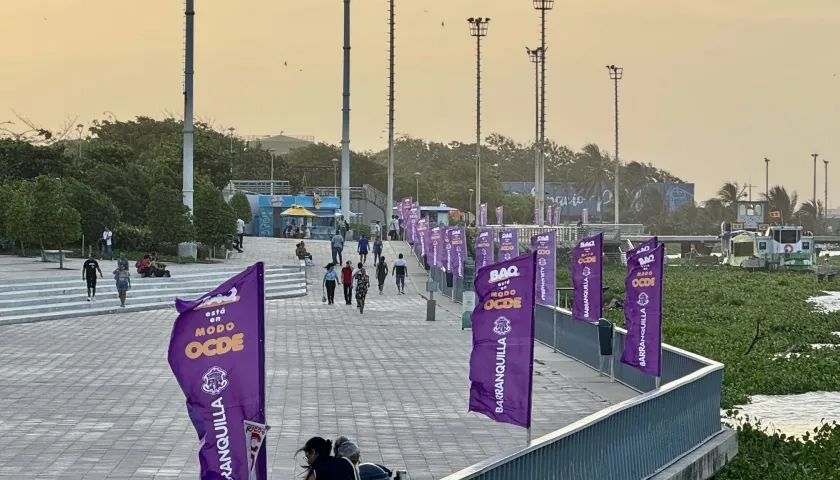 Malecón del Río, en Barranquilla