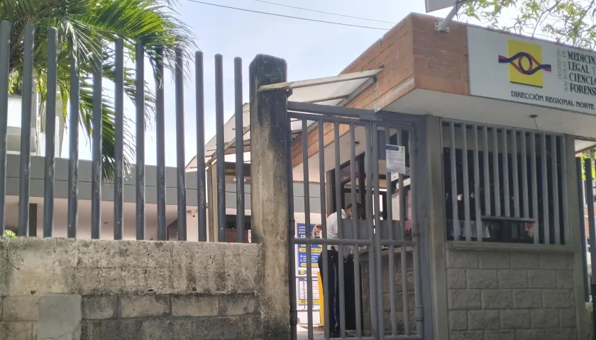 Fachada de Medicina Legal en Barranquilla.
