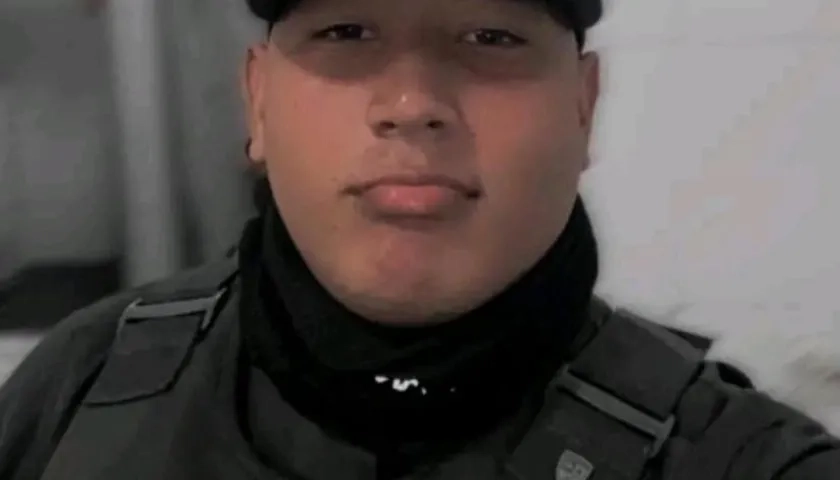 El patrullero barranquillero Miguel Alexander Rebolledo García.