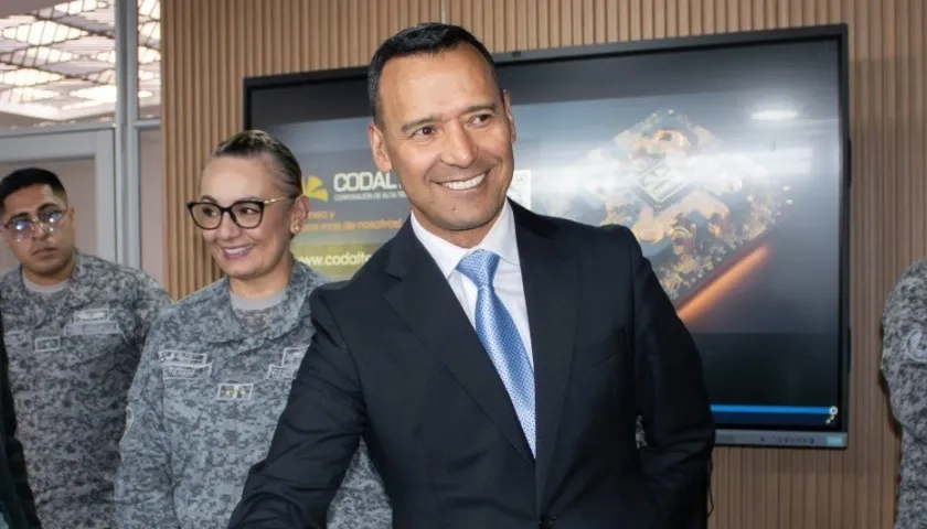 Ministro de Defensa Pedro Sánchez Suárez.