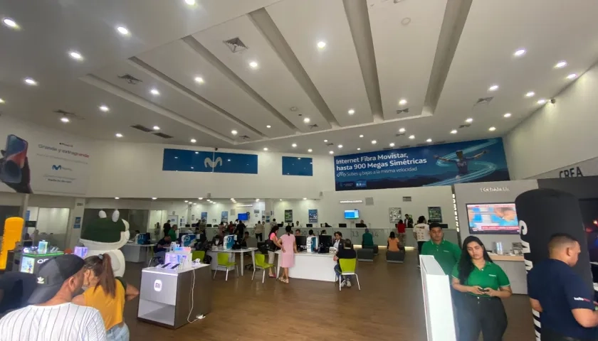 Oficina de Movistar.