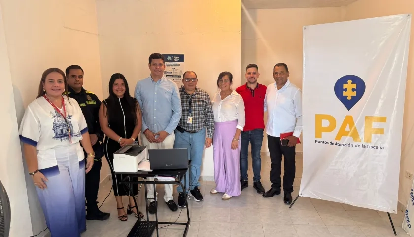 Inauguración del PAF en Piojó.