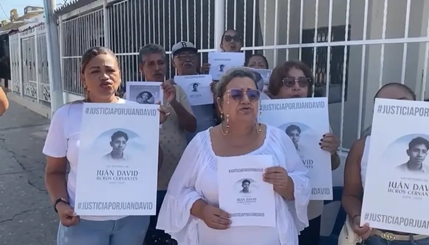 Plantón en Las Margaritas de Soledad. 