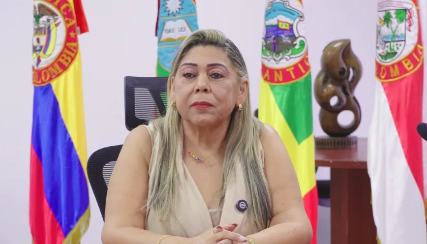 Vivian Saltarín, presidenta del Tribunal Superior de Barranquilla. 