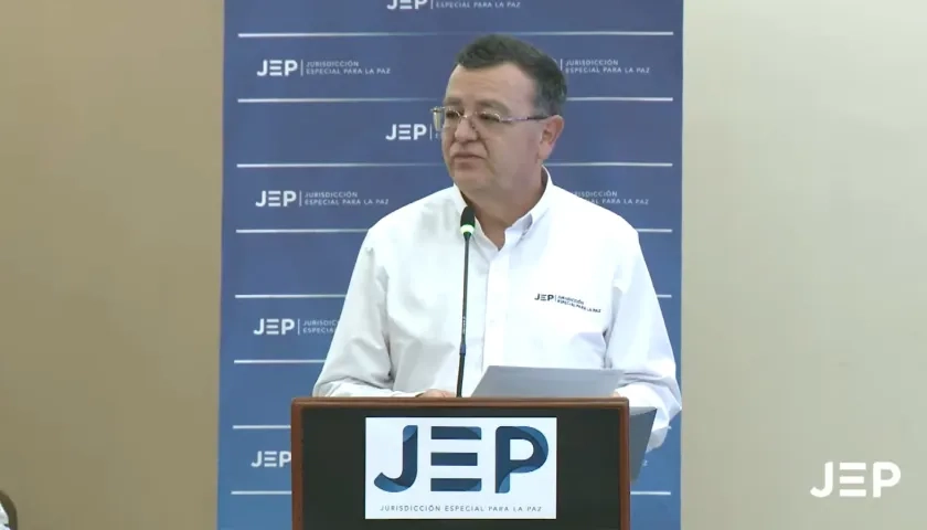 El presidente de la Justicia Especial de Paz, Alejandro Ramelli Arteaga.