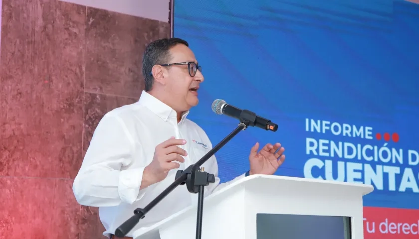 El gerente general de Cajacopi EPS, Roberto Solano Navarra.