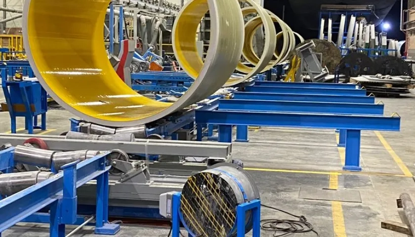 Tubería que irá en la canalización del arroyo de la calle 85. 