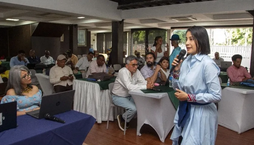 La viceministra de Minas, Sorrel Aroca.