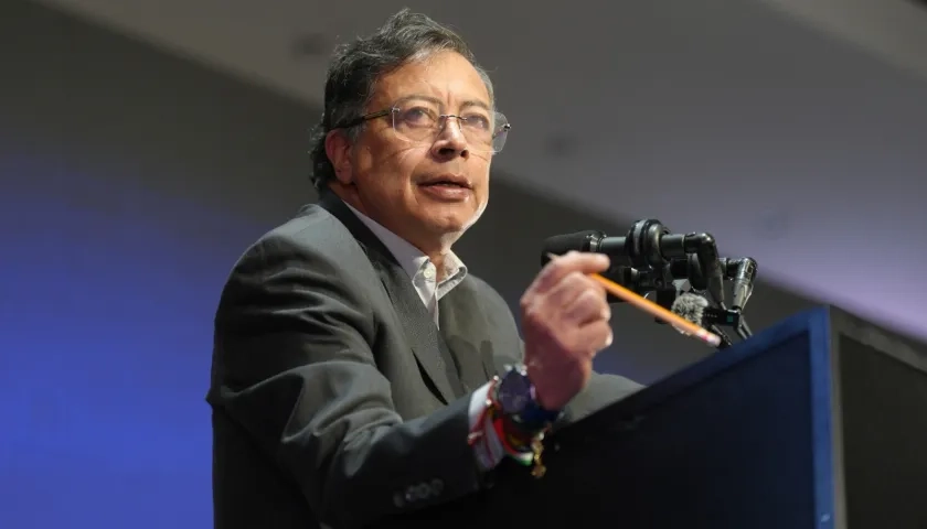 Gustavo Petro, presidente de la República. 