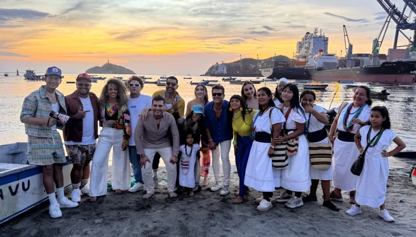 Estos son los artistas samarios que estuvieron durante la grabación de '500 años'. 