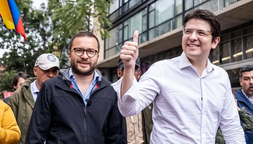 El concejal Andrés Barrios guarda una gran relación de amistad con el senador Miguel Uribe.