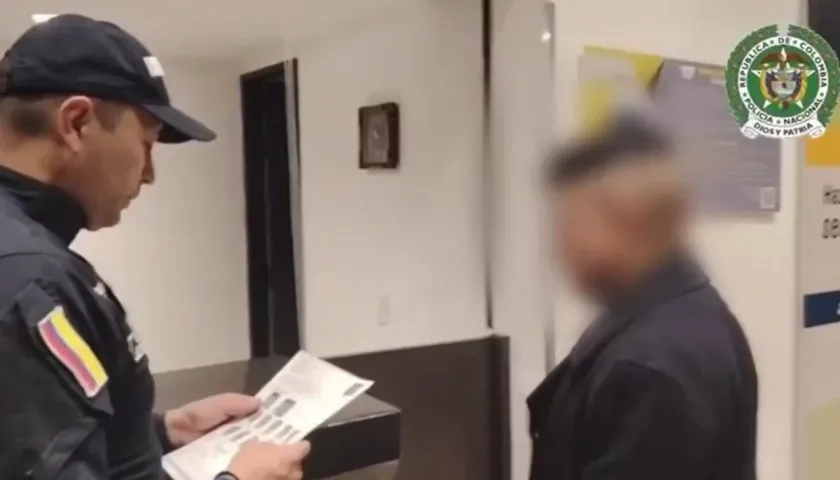 Iván Lozano, capturado.