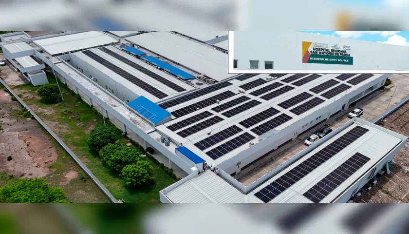 ​​​Este es el Hospital San Antonio de Padua, en Sim​ití, Bolívar. 