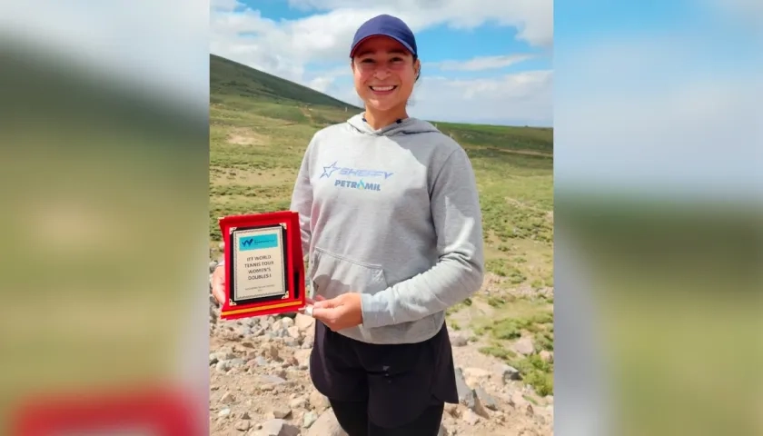 María Fernanda Herazo llegó a 36 títulos como tenista profesional. 