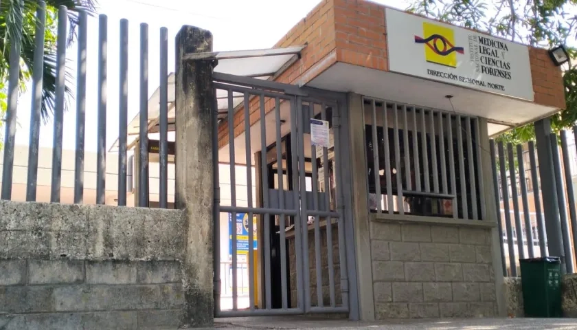 Fachada de Medicina Legal de Barranquilla.