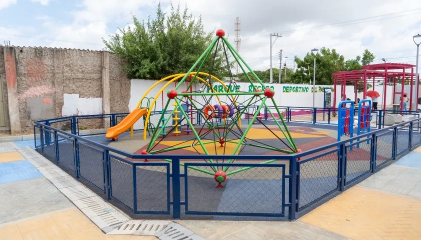 Nuevo parque entregado en Maicao, La Guajira, por Findeter.
