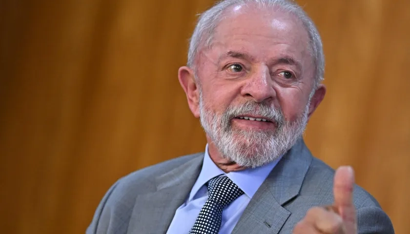 Luiz Inácio Lula da Silva, presidente de Brasil.