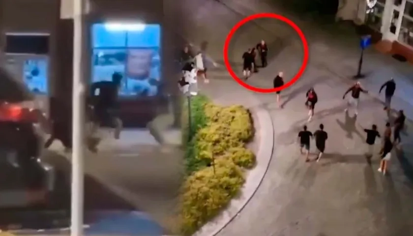 Riña ocurrida el sábado 5 de julio en la ciudad de Nowe, ubicada en el centro de Polonia.