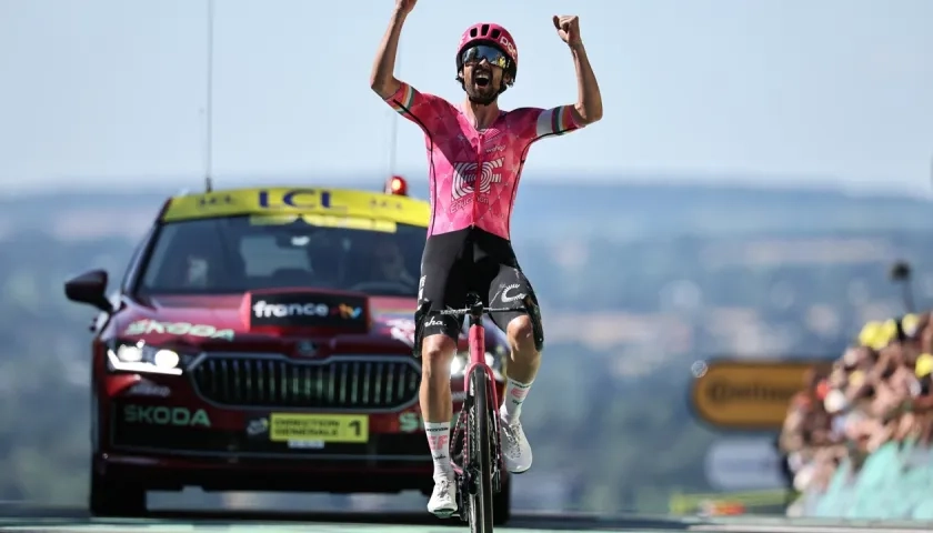 El irlandés Ben Healy, ganador de la sexta etapa del Tour de Francia. 