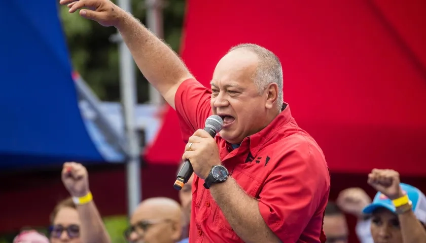 Diosdado Cabello, Ministro del Interior de Venezuela.
