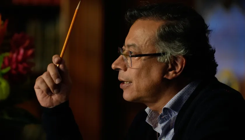 El Presidente Gustavo Petro.