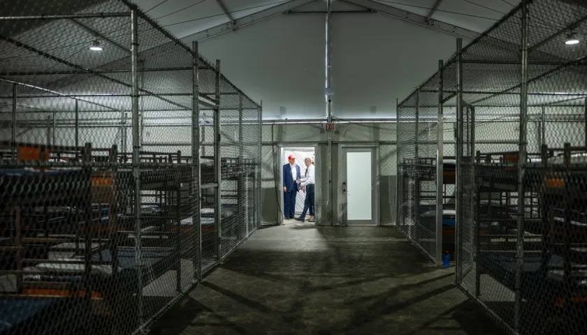 Centro de detención migratoria Alligator Alcatraz.