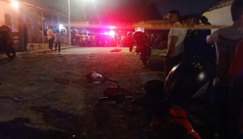 Levantamiento del cuerpo en Buena Esperanza.