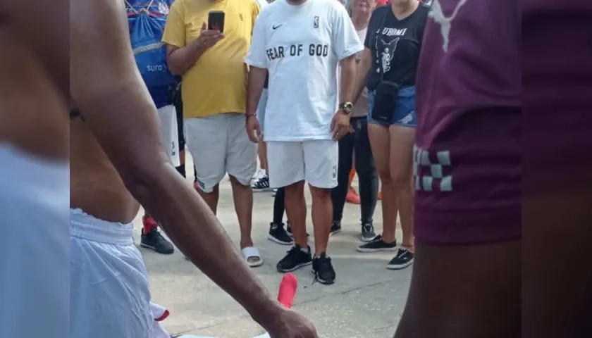 Lugar donde quedó el cuerpo sin vida.