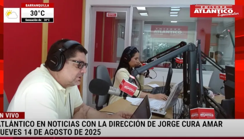 Transmisión de Atlántico en Noticias.