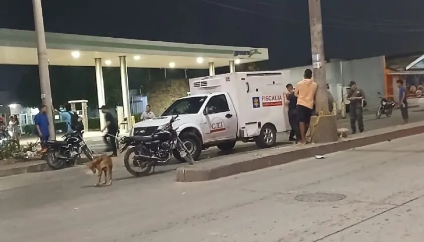 Lugar de los hechos en el barrio Rebolo