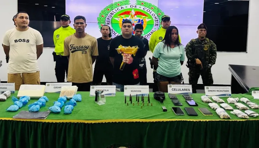 Capturados en Las Gardenias. 