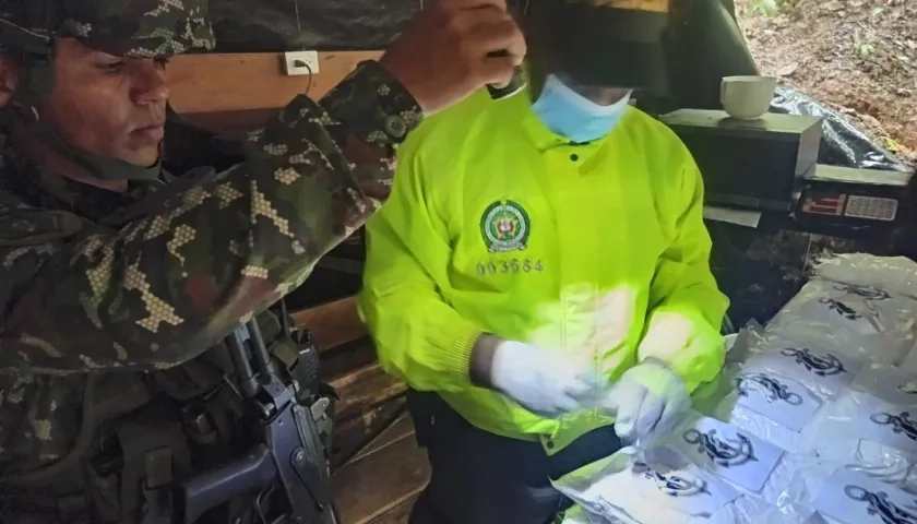 Incautación de cocaína. 