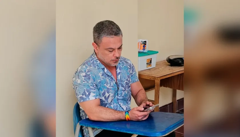 Juan David González Betancur, decano de Bellas Artes. 