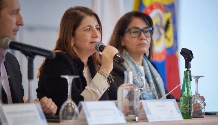 La Defensora Iris Marín.