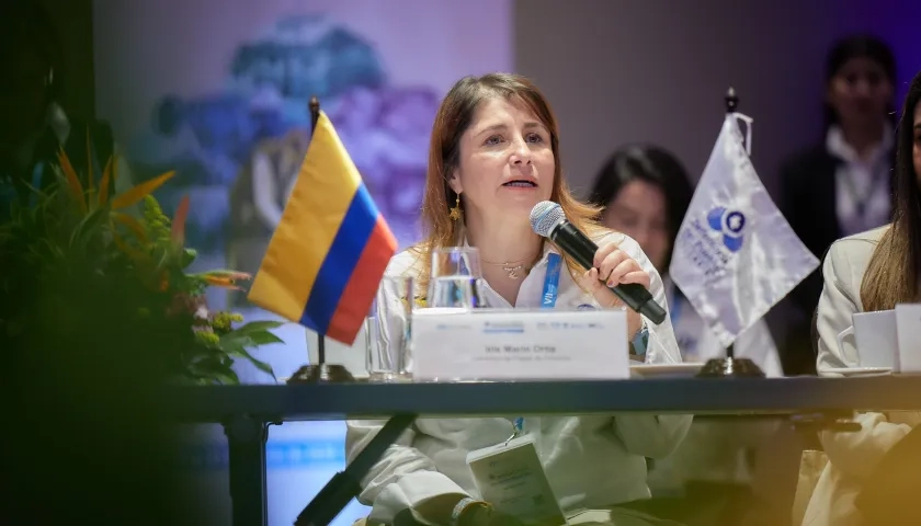 La Defensora del Pueblo de Colombia, Iris Marín.