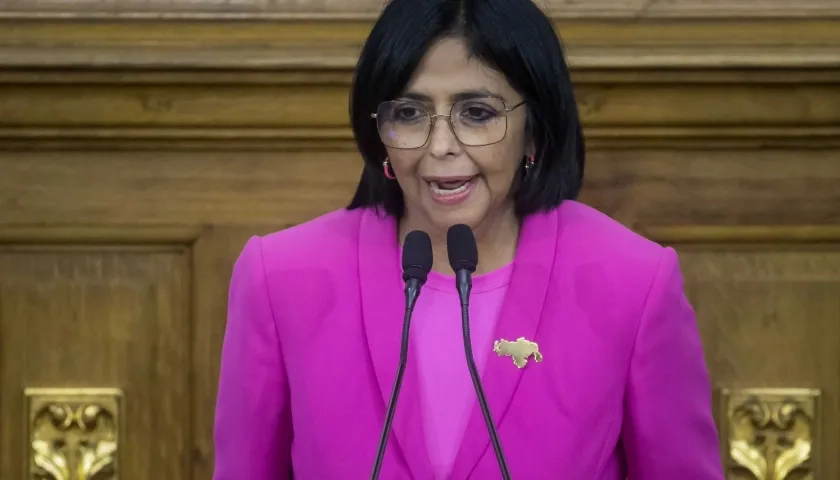 Delcy Rodríguez, vicepresidenta venezolana.