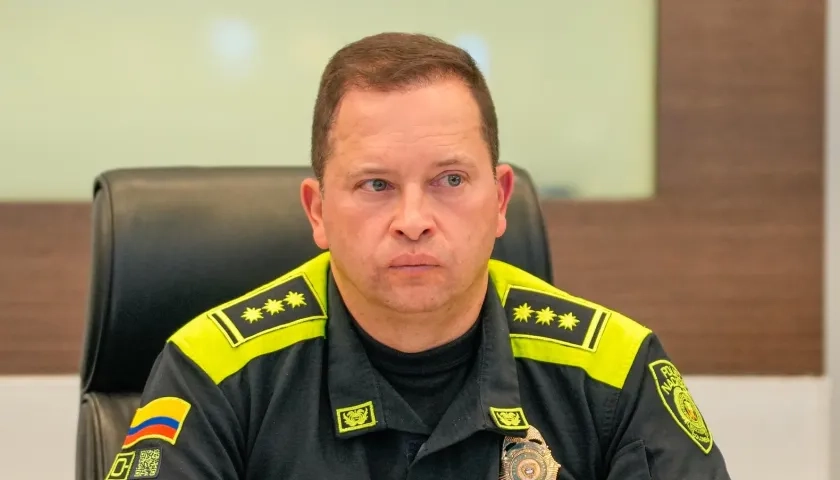 El director de la Policía, el brigadier general Carlos Fernando Triana.