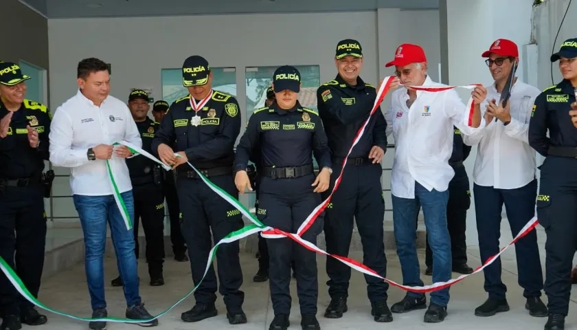 Inauguración de la Estación de Policía Centro Histórico de Soledad.