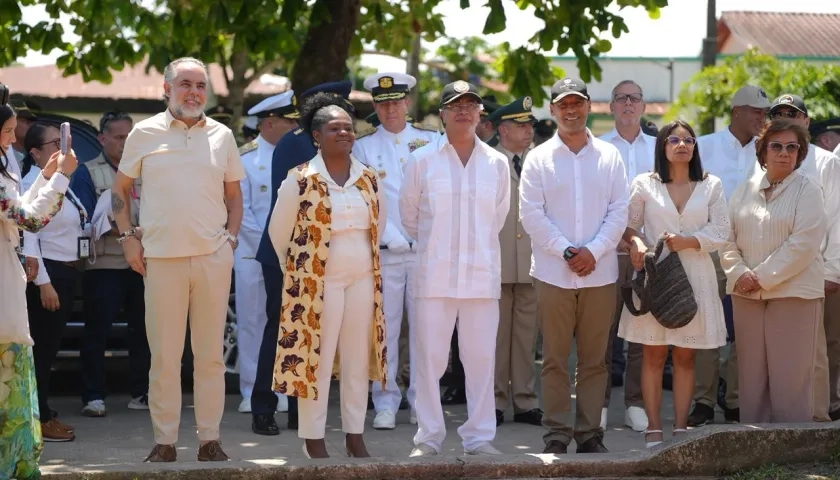 El Presidente, la vicepresidenta y parte del gabinete
