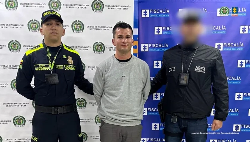 Farid Rojas Rojas, capturado.