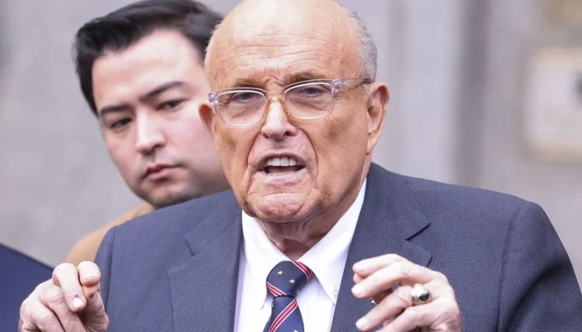 El exalcalde de Nueva York, Rudy Giuliani.
