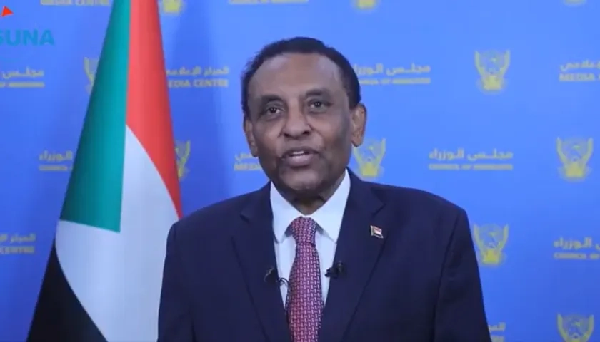 El primer ministro de Sudán, Kamel Idris.